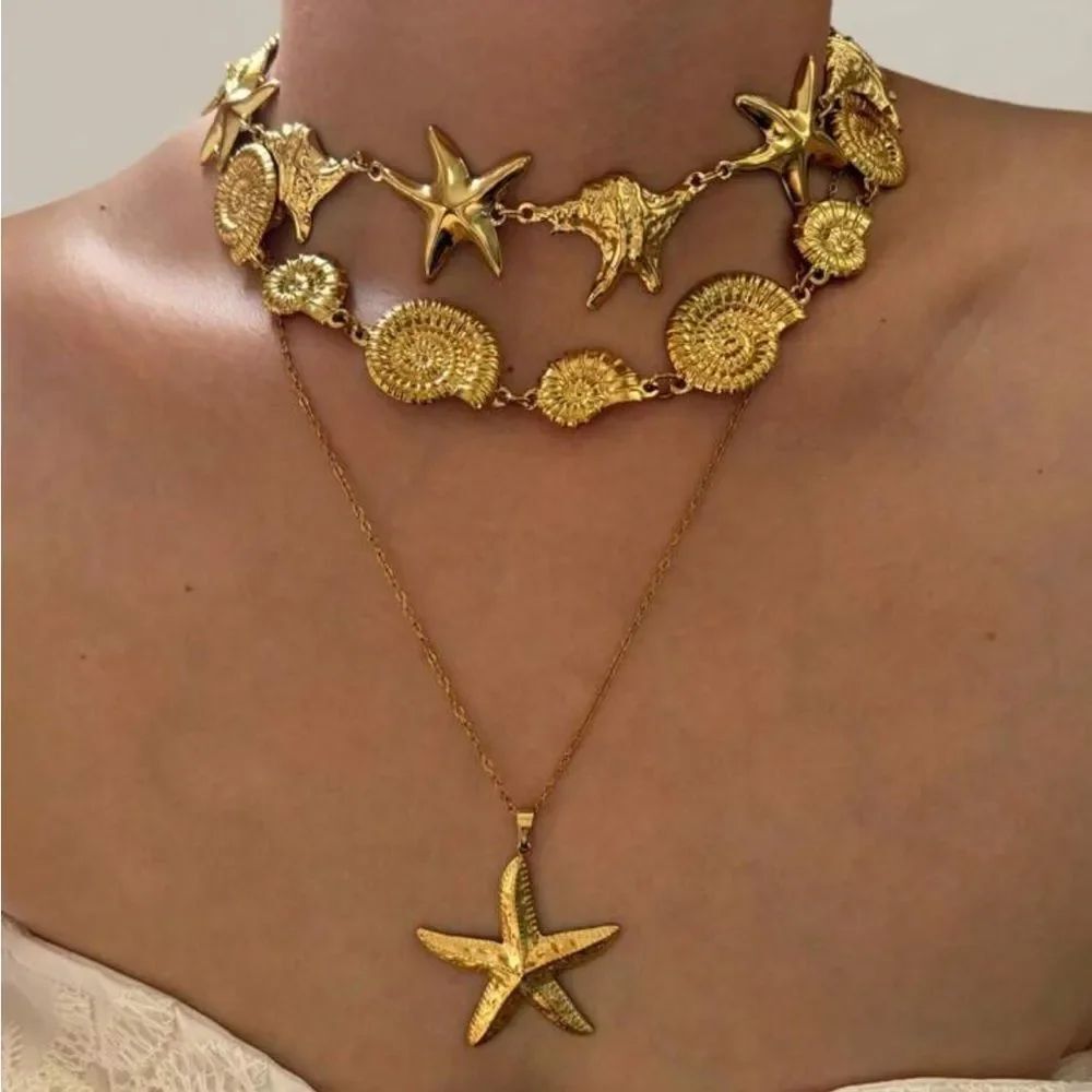 Starfish Choker Necklace #2070